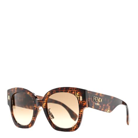 FENDI Acetate FF Sunglasses FF 0458/G/S Havana